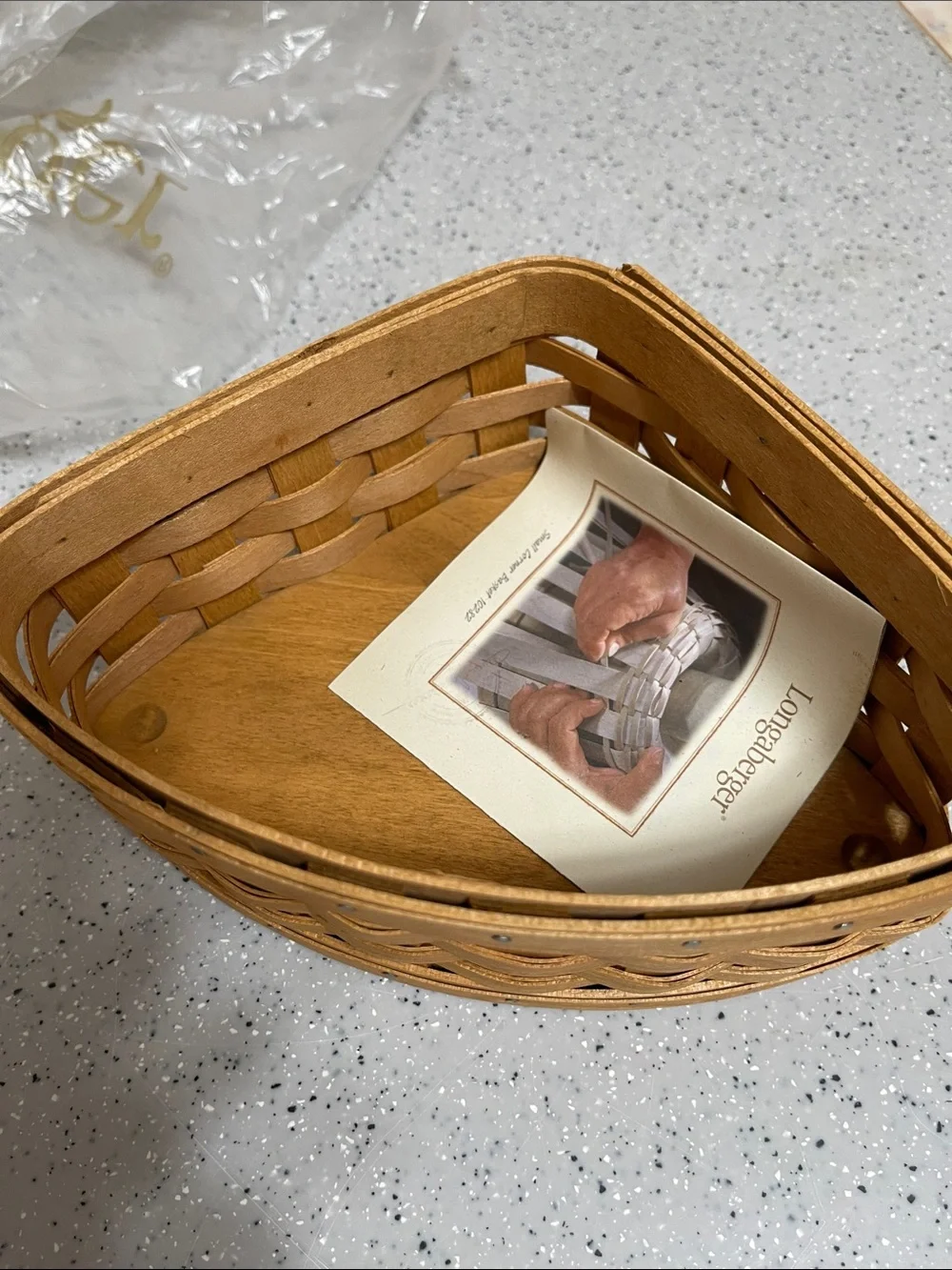 Longaberger mint basket
